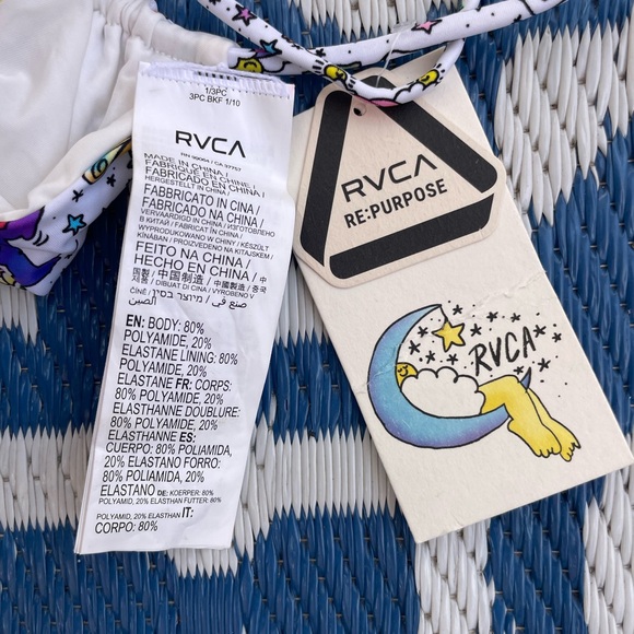 RVCA Colorful Patterned Bikini Set - Picture 8 of 11